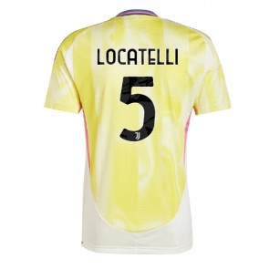 Billiga Juventus Manuel Locatelli #5 Bortatröja 2024-25 Kortärmad